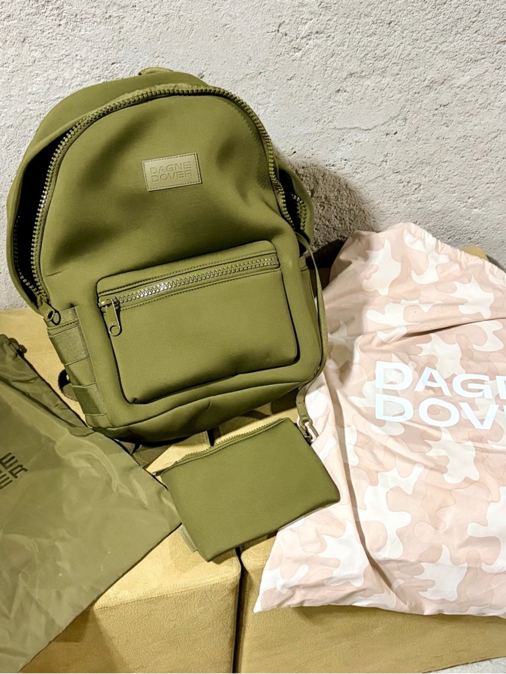 Dagne Dover Dakota Medium Backpack with Matching Pouch